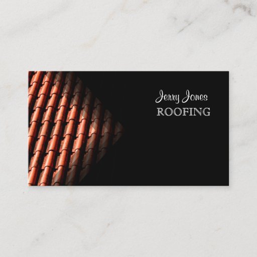 Customizable Roofing, photo business cards