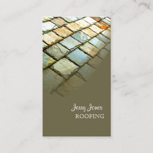 Roofing, photo business cards
