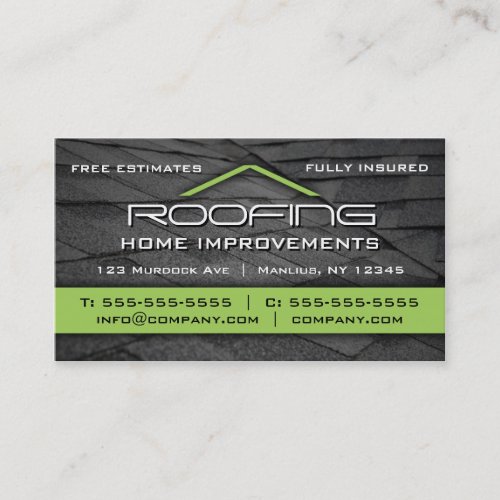 Roofing Professional Business Card