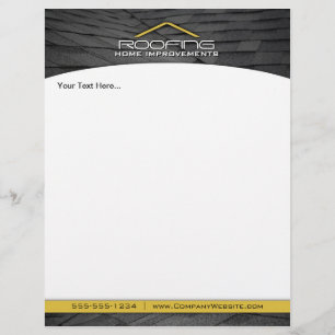 Roofing Professional Business Flyer Yellow