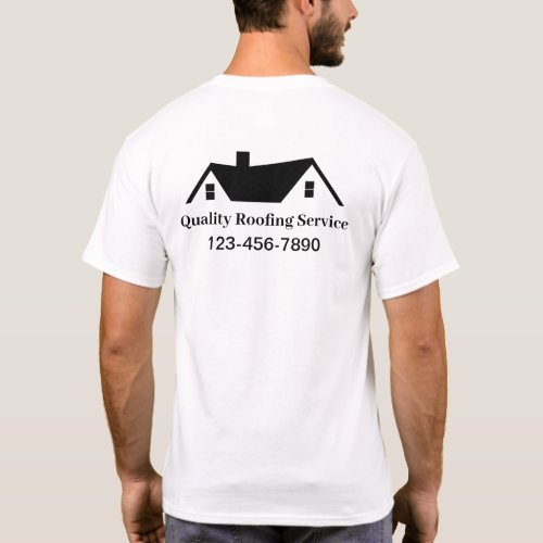 Roofing Service Logo Work Shirts