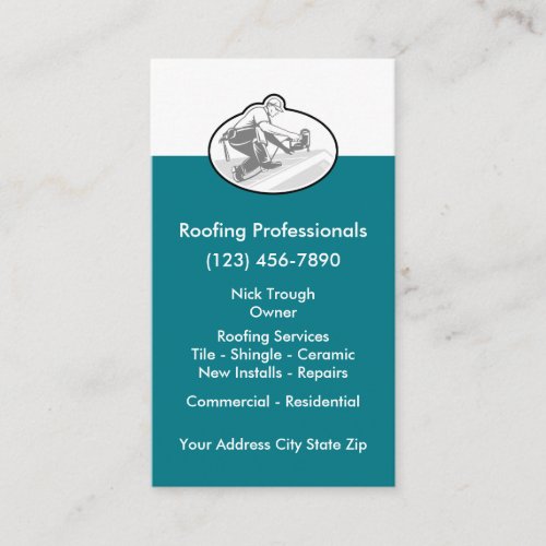 Roofing Services Business Card