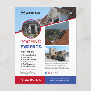 Roofing Services Custom  Flyer