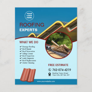Roofing Services Custom Flyer