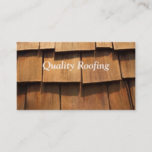 Roofing Shingle Business Card