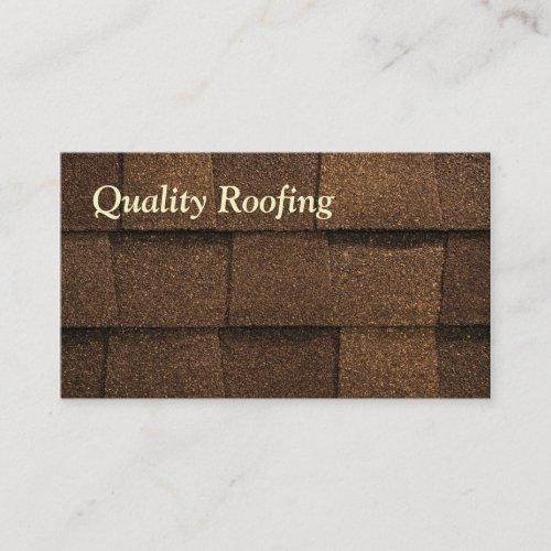 Roofing Shingle Business Card