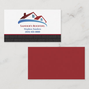 Roofing Shingles Construction Company Business Card