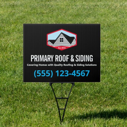 Roofing  Siding Contractor Sign