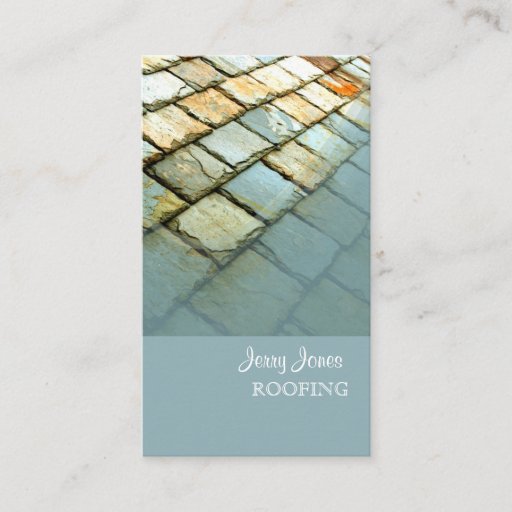 Customizable Roofing, photo business cards
