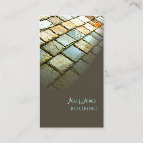 Roofing, photo business cards