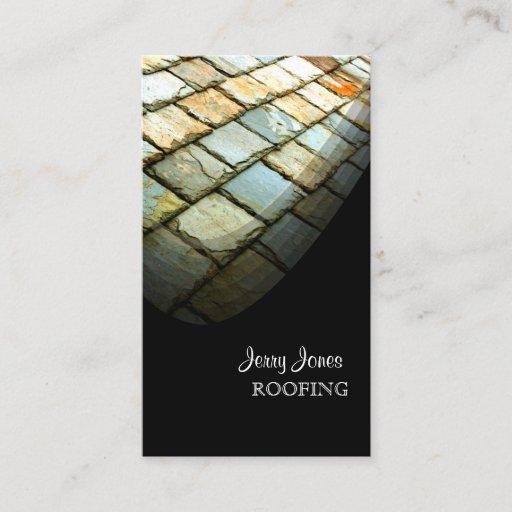 Customizable Roofing, photo business cards