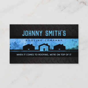 Roofing Slogans Business Cards