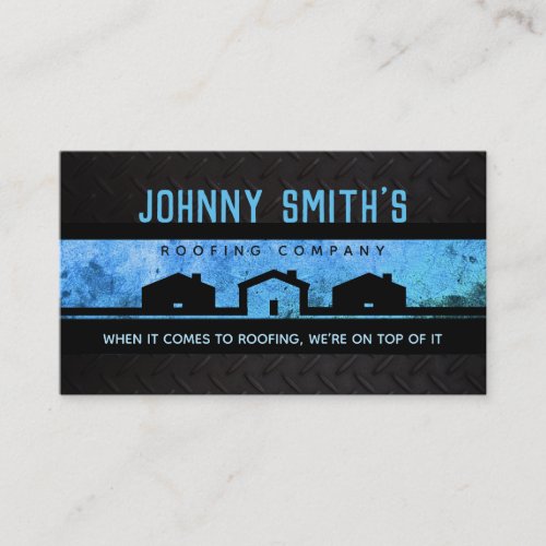 Roofing Slogans Business Cards