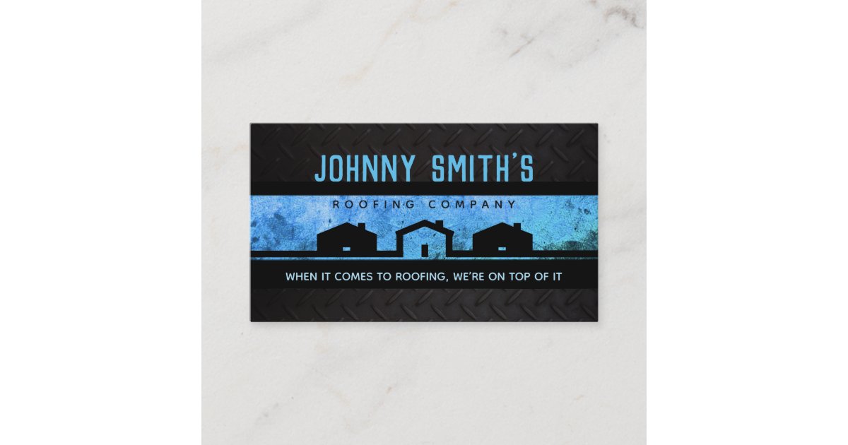 Roofing Slogans Business Cards Zazzle