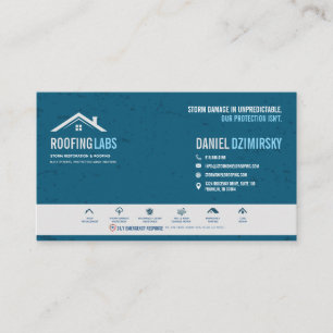 Roofing & Storm Restoration Business Card