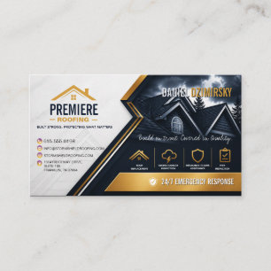 Roofing & Storm Restoration Business Card