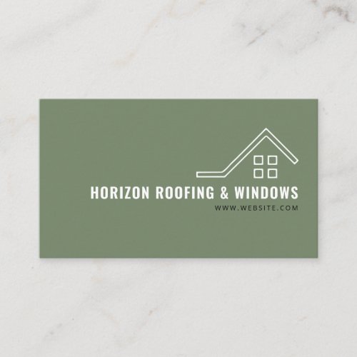 Roofing  Windows Company business card