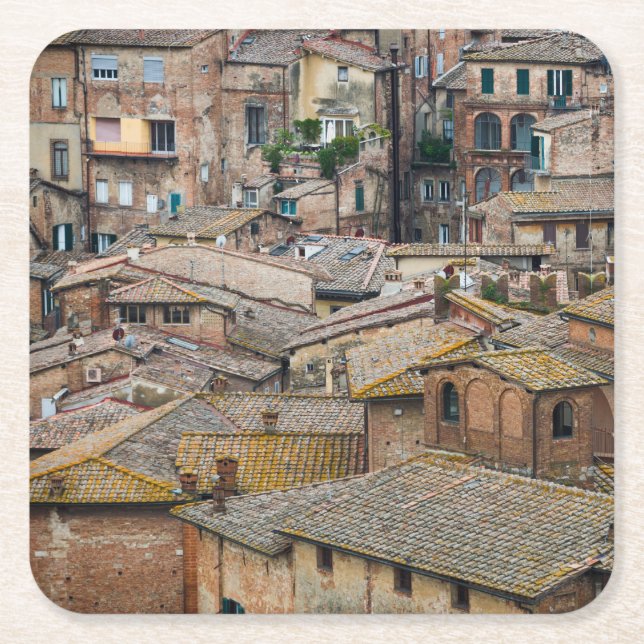 Roofs in Siena coaster (Front)