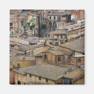Roofs in Siena photo magnet