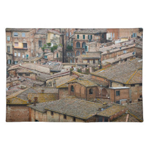 Roofs in Siena placemat