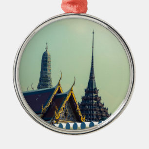 Roofs of the Grand Palace in Bangkok Thailand Metal Ornament