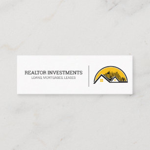 Rooftop and Cityscape Mini Business Card