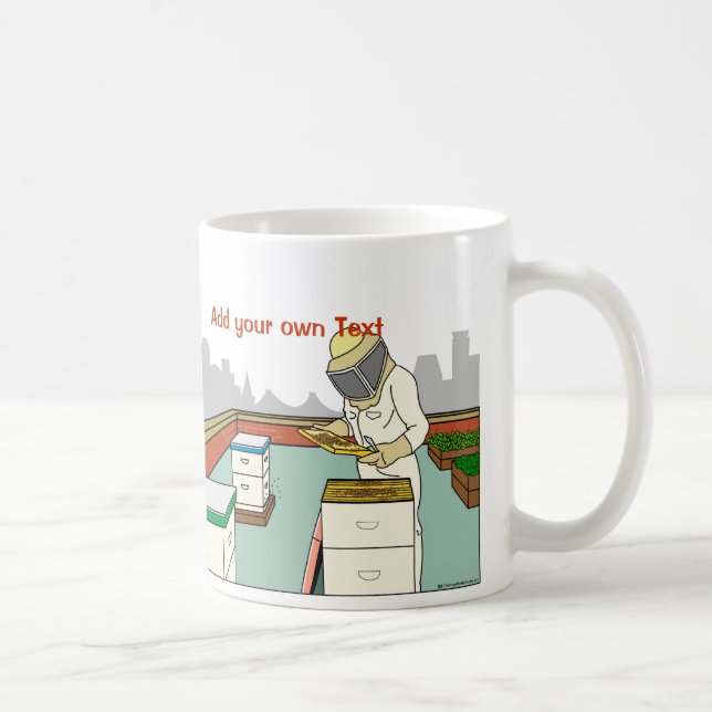 Rooftop Beekeeper - Mug (Right)