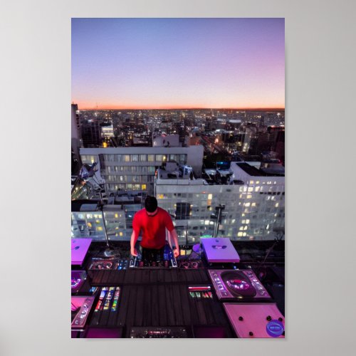 ROOFTOP DJ POSTER