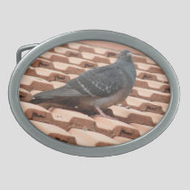 Rooftop Pigeon Belt Buckle