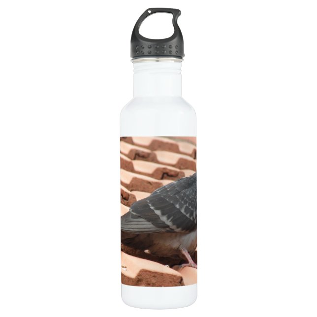 Rooftop Pigeon Water Bottle (Front)