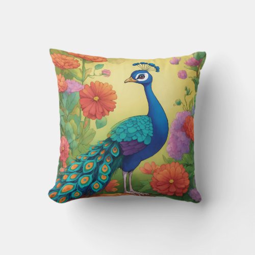 Rooftop Royalty Throw Pillow