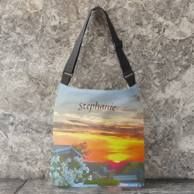 Rooftop Sunset 2295 Crossbody Bag (Creator Uploaded)