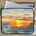 Rooftop Sunset 2295 Laptop Sleeve<br><div class="desc">Painting "Rooftop Sunset 2295" Collection Enhance your laptop's protection with a custom sleeve. These lightweight, water-resistant sleeves safeguard your device but also highlight your unique style with personalized text on the design. Available in assorted sizes, they ensure a perfect fit for your laptop while adding a touch of flair to...</div>