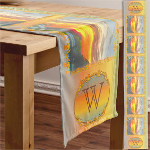 Rooftop Sunset 2295 Long Table Runner