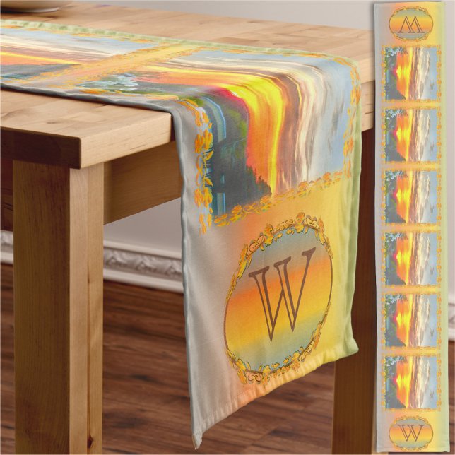 Rooftop Sunset 2295 Long Table Runner (Creator Uploaded)