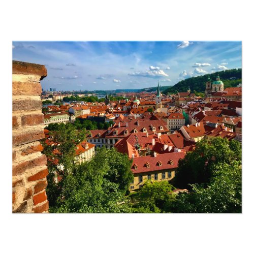 Rooftop View from Castle _ Prague Czech Republic Photo Print