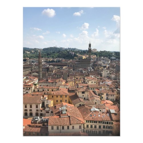 Rooftops in Florence Italy Photo Print