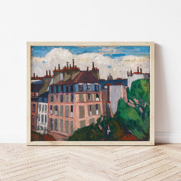 Rooftops, Paris | Henry Lyman Sa&#255;en Poster