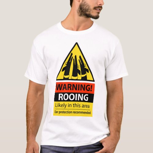 Rooing hazard sign  T_Shirt