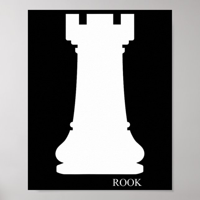 Rook Chess Piece Group Costume Chess Club Chess Bo Poster (Front)