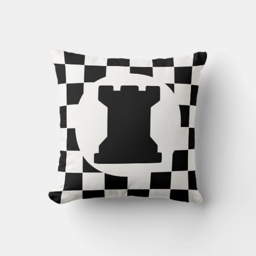 Rook Chess Piece _ Pillow _ Chess Themed Gift