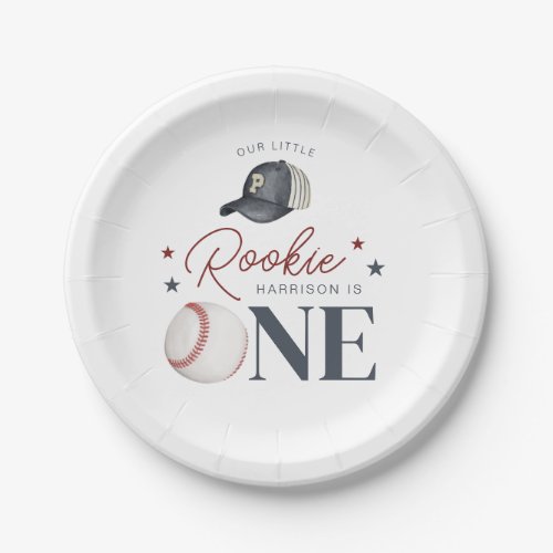 Rookie 1st Birthday _ One Paper Plates