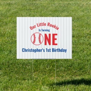 Baseball Father's Day Yard Sign