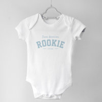 Rookie cute sporty family name light blue