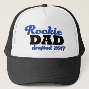 Rookie Dad drafted 2017 funny new dad hat