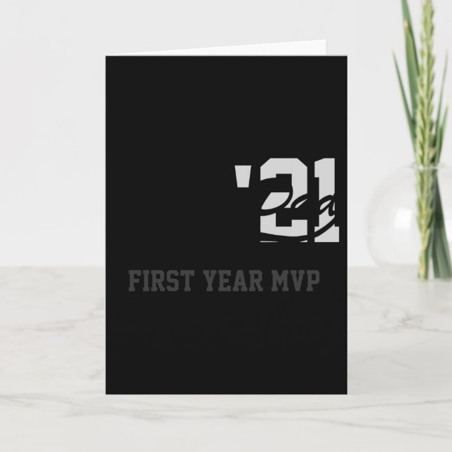 Rookie Dad First Year Mvp Srty T Shirt  Card (Front)