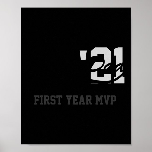 Rookie Dad First Year Mvp Srty T Shirt  Poster (Front)
