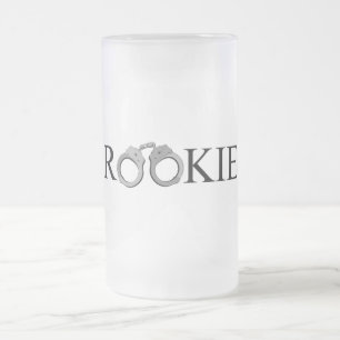 Rookie Frosted Glass Beer Mug