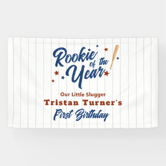 Rookie Of The Year 1st Birthday Banner