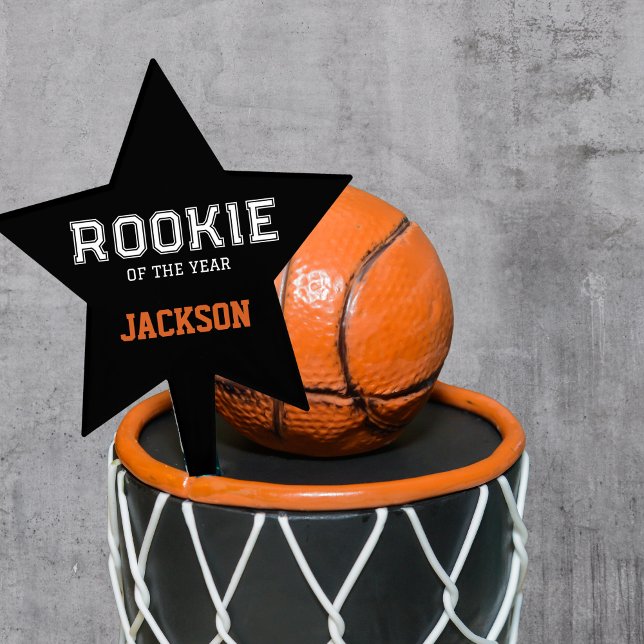 Rookie of the Year 1st Birthday Basketball Cake Topper (Creator Uploaded)